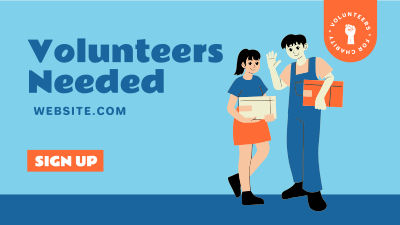 Volunteer Today Facebook event cover Image Preview