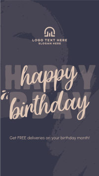 Birthday Deals Facebook Story Design