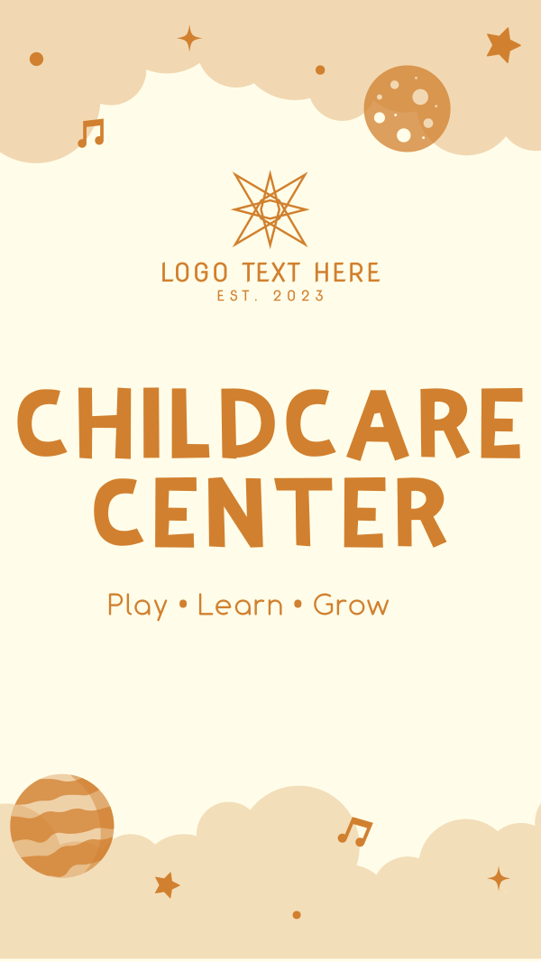 Childcare Center Facebook Story Design Image Preview