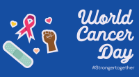 Cancer Day Stickers Facebook event cover Image Preview