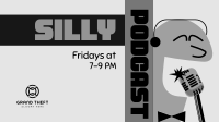 Silly Comedy Podcast Facebook Event Cover Design