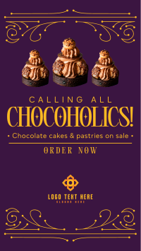Chocoholics Dessert Instagram reel Image Preview