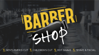 Grunge Barber Shop Services Animation Preview
