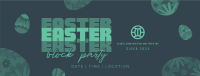 Easter Party Eggs Facebook Cover Design