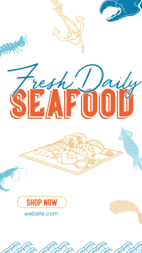 Fun Seafood Restaurant Instagram reel Image Preview