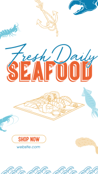 Fun Seafood Restaurant Instagram Reel Image Preview