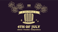 4th of July Hat Facebook event cover Image Preview