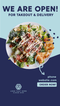 Salad Takeout Instagram Story Design