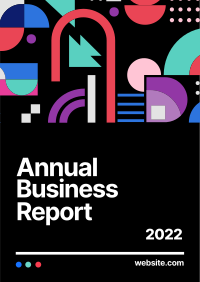 Annual Business Report Bauhaus Flyer Image Preview
