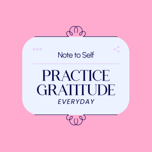 Positive Self Note Instagram post Image Preview
