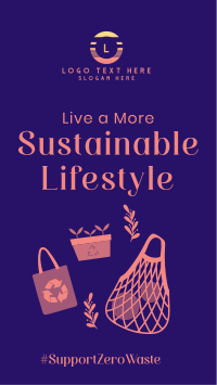 Sustainable Living YouTube Short Design