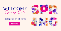 Modern Spring Sale Facebook Ad Design