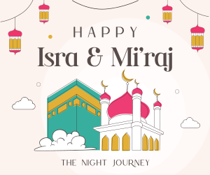 Isra and Mi'raj Night Journey Facebook post Image Preview