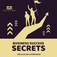 Business Success Secrets Linkedin Post Design