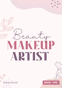 Beauty Make Up Artist Poster Design