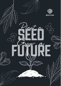 Earth Day Seed Planting Flyer Image Preview
