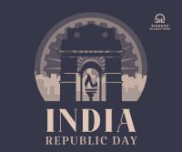 Republic Day Celebration Facebook post Image Preview
