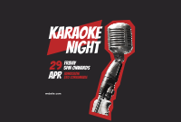 Friday Karaoke Night Pinterest board cover Image Preview