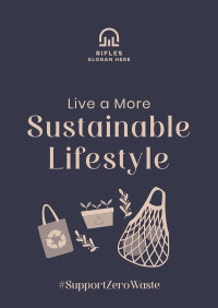Sustainable Living Poster Design