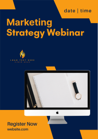 Marketing Strategy Webinar Flyer Design