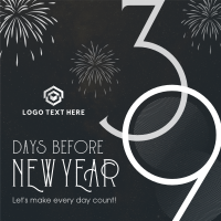 Classy Year End Countdown Linkedin Post Image Preview
