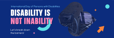 Disability Awareness Twitter header (cover) Image Preview