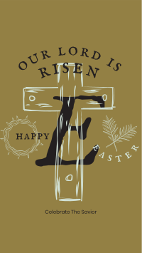 Lord Is Risen Facebook story Image Preview