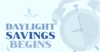 Playful Daylight Savings Facebook Ad Preview