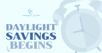 Playful Daylight Savings Facebook ad Image Preview