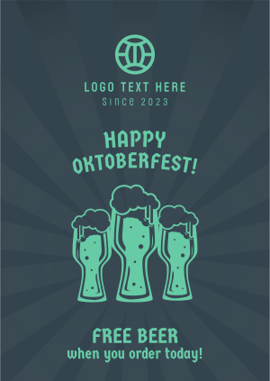 Happy Oktoberfest Poster Image Preview