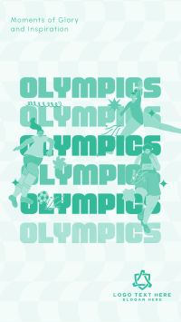 The Olympics Greeting Facebook story Image Preview