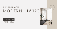 Simple Modern Living Facebook ad Image Preview