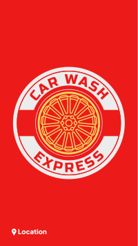 Express Carwash Instagram Story Design