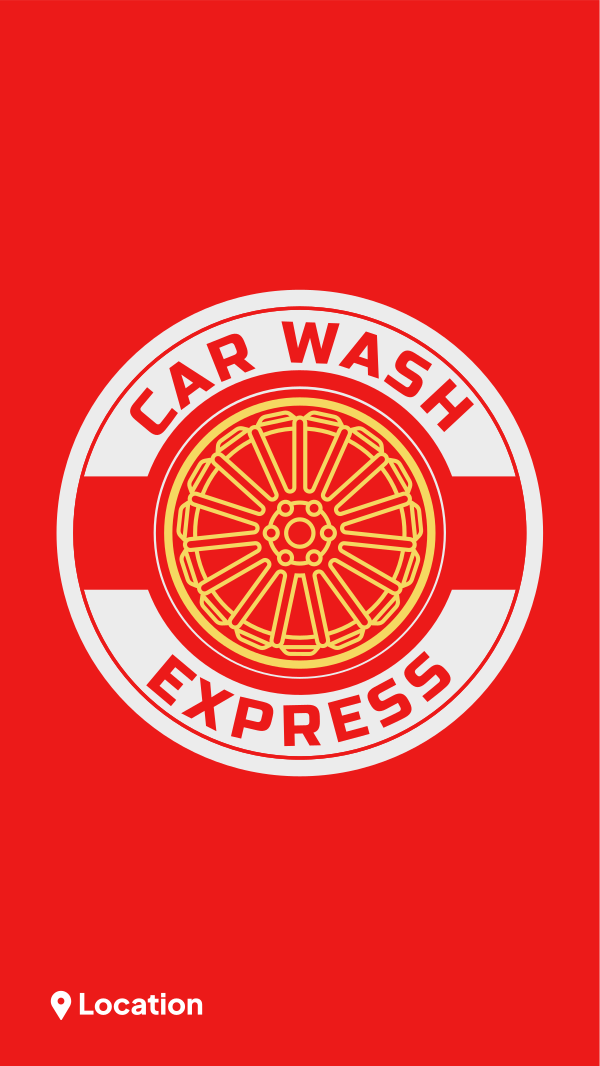 Express Carwash Instagram Story Design Image Preview