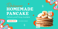 Homemade Pancakes Twitter Post Design