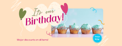 Birthday Business Promo Facebook cover Image Preview