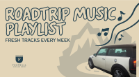 Roadtrip Music Playlist Facebook event cover Image Preview