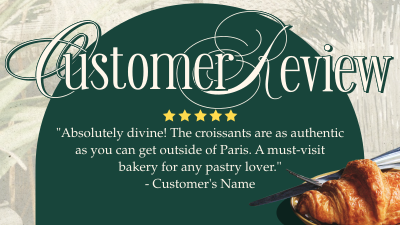 Pastry Customer Review Facebook event cover Image Preview