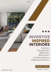 Inventive Inspired Interiors Flyer Image Preview