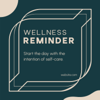 Wellness Self Reminder Linkedin Post Image Preview