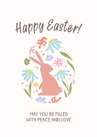 Fun Easter Bunny Flyer Design