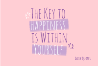 Key To Happiness Pinterest Cover Image Preview