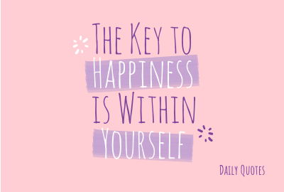 Key To Happiness Pinterest board cover