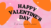 Cute Valentine Hearts Facebook Event Cover Design