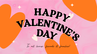 Cute Valentine Hearts Facebook event cover Image Preview