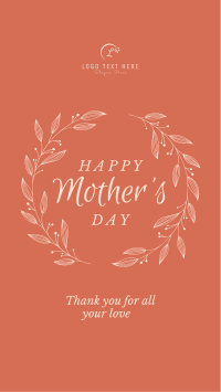Floral Mother's Day Facebook Story Design