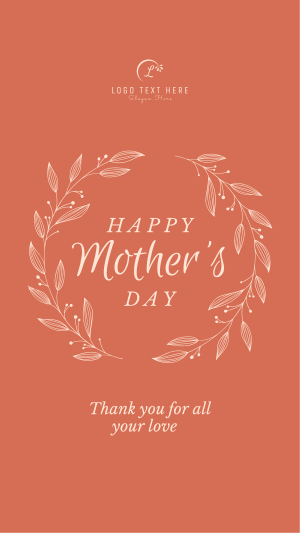 Floral Mother's Day Facebook story Image Preview