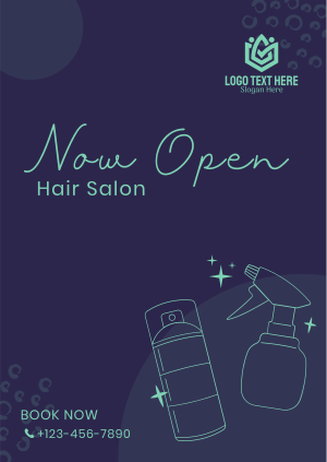 Hair Salon Opening Poster
