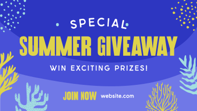 Corals Summer Giveaway Facebook event cover Image Preview