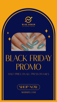 Black Friday Nail Sale Instagram Reel Image Preview